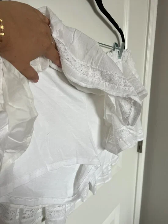 NWT XL White Skort with Lace, Wild Fable - Picture 4 of 11
